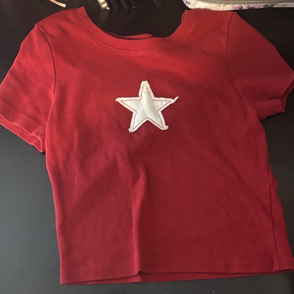 PacSun Red Star Top